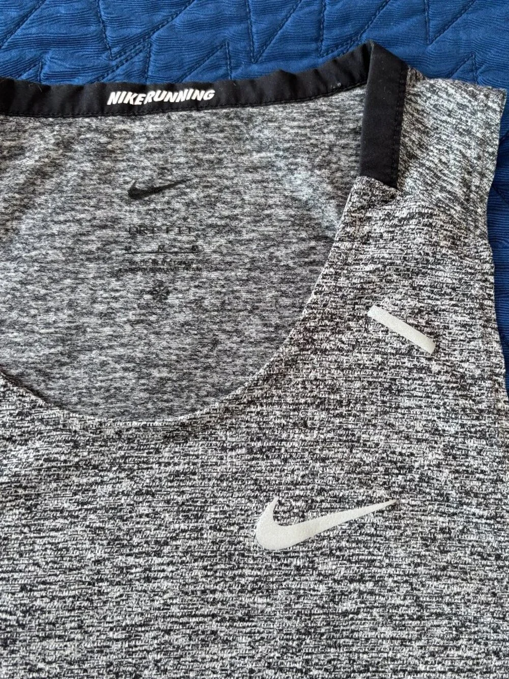 Set of 3 Nike Dri-FIT Rise 365 Running Tank Top Men's Medium Dark Heather Gray